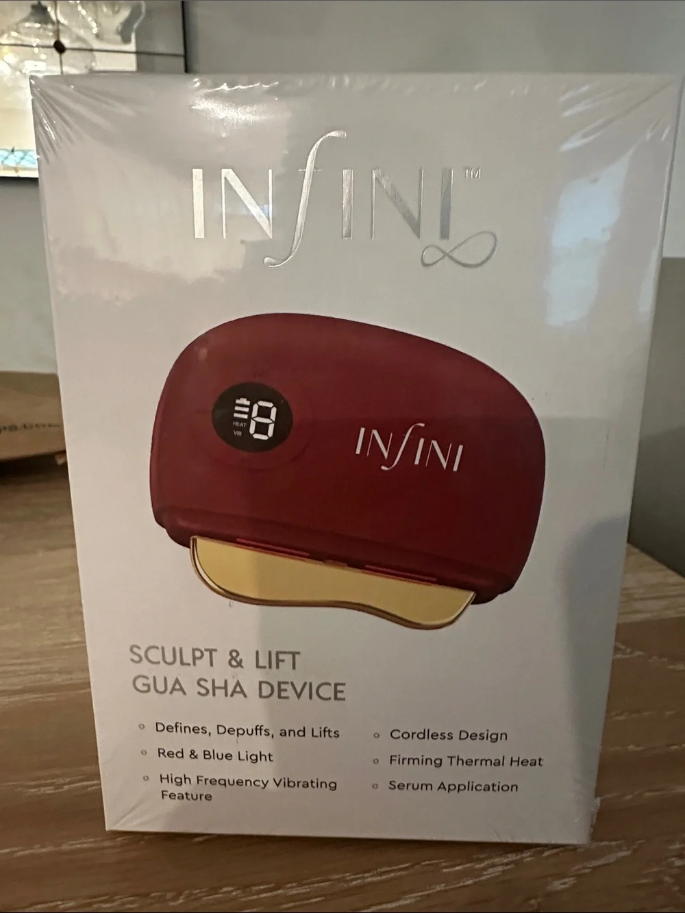 Sculpt & Lift Gua Sha Device — Red